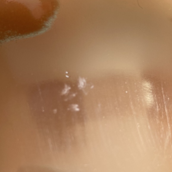 469 Vintage Peach Luster Fire King Divided Dish - Picture 7 of 7